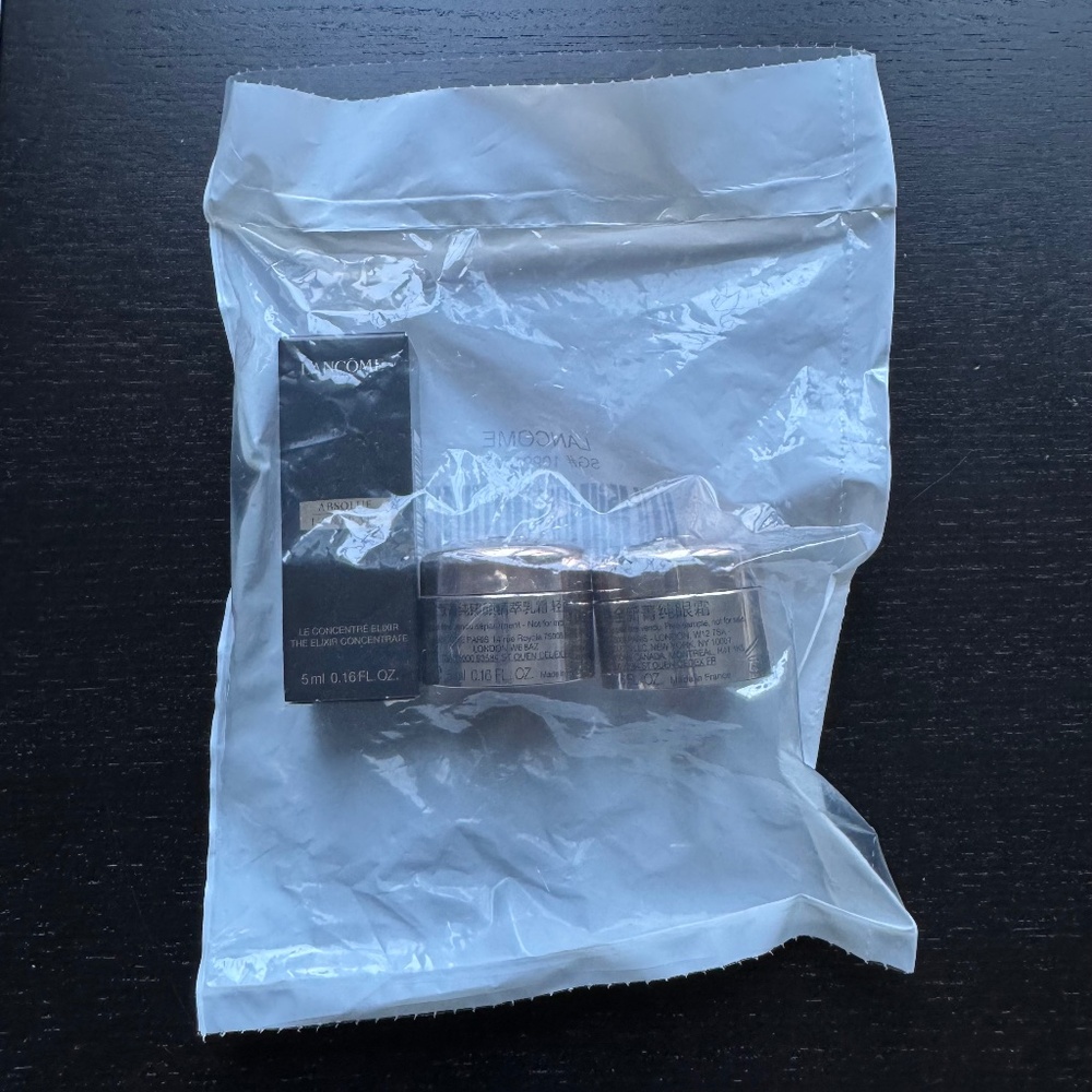 Brand new sealed set of Lancome eye cream/soft cream/serum